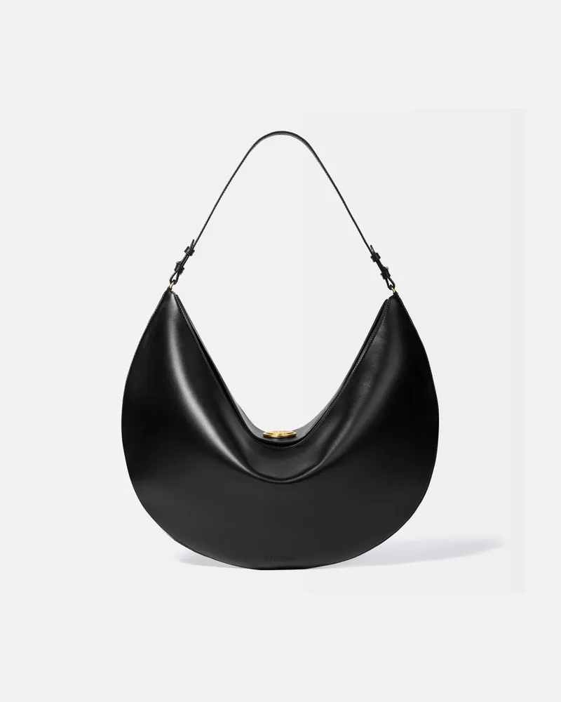 Jacquemus The Ovalo Bag - Black Black