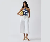 The Bastide Swimsuit - Prints Dots Navy Heart