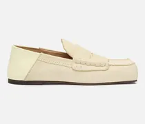 The Carré Loafers - Pale Yellow