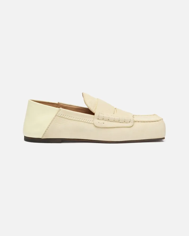 Jacquemus The Carré Loafers - Pale Yellow Pale