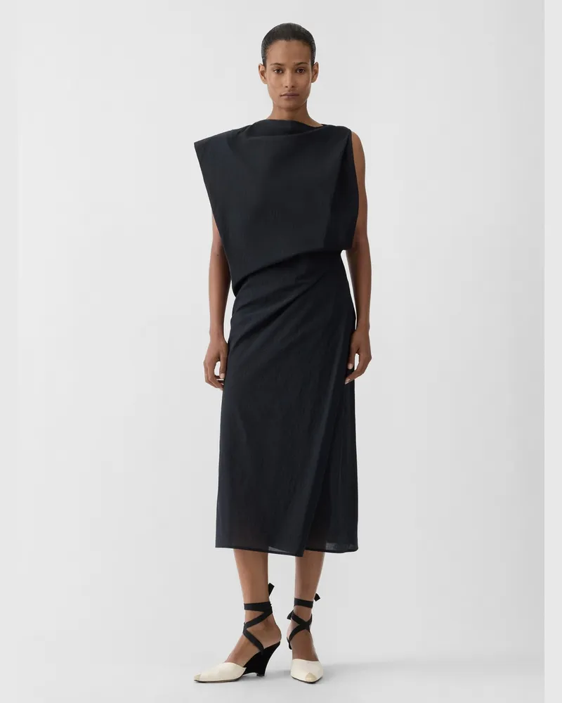 Jacquemus The Drap Dress - Black Black