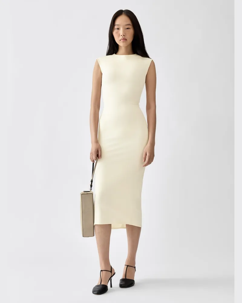 Jacquemus The Alba Midi Dress - Off-White Off-white