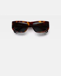 Jacquemus The Pilota Sunglasses - Multi Brown Multi