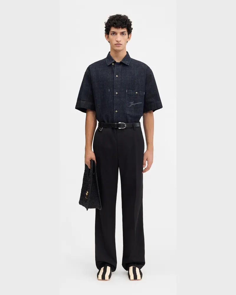 Jacquemus Le Pantalon Melo - Schwarz Schwarz