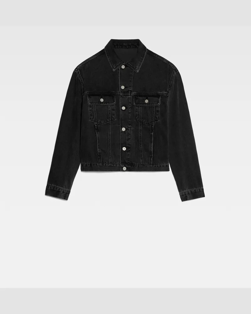 Jacquemus The Denim De-nîmes Jacket - Black Black
