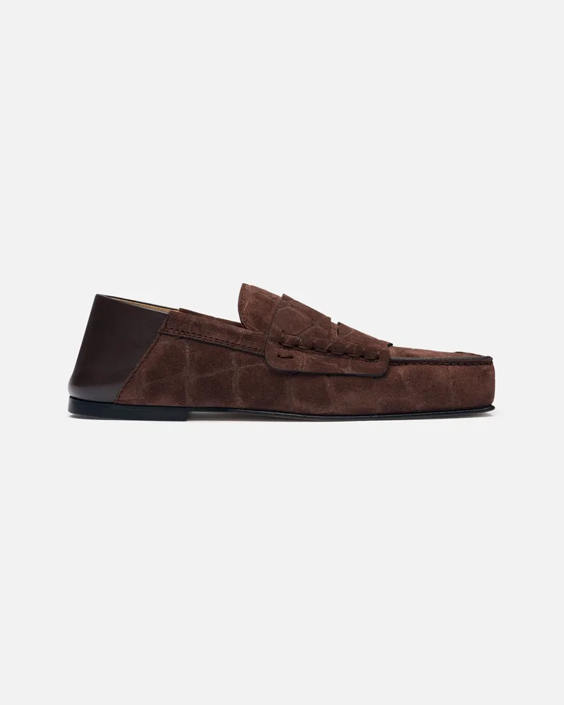 Jacquemus The Carré Loafers - Dark Brown Dark