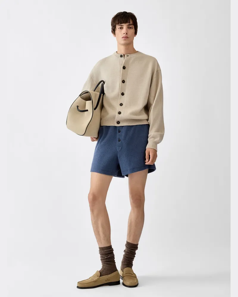 Jacquemus Die Tricot Boxershorts - Blau Blau