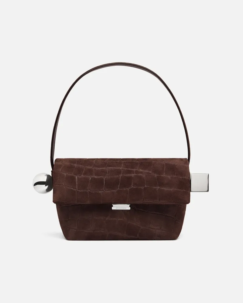 Jacquemus The Rond Carré - Dark Brown Dark
