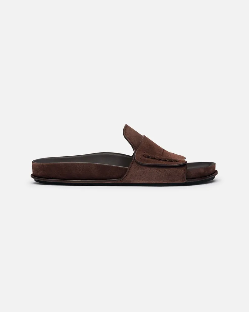 Jacquemus Die Mocassin Sandalen - Dark Braun Dark