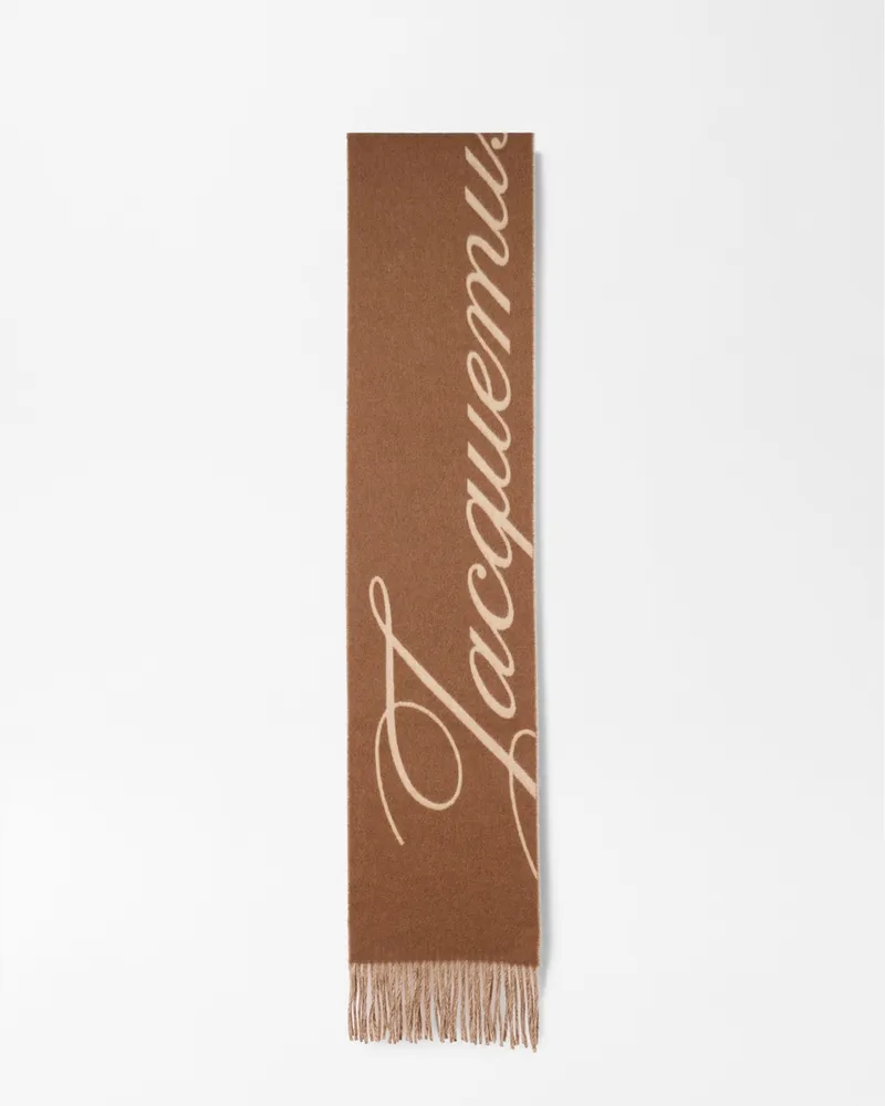 Jacquemus Der Atelier Schal - Braun Braun