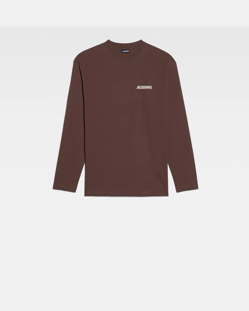 Jacquemus The Long-sleeve T-shirt - Brown Brown