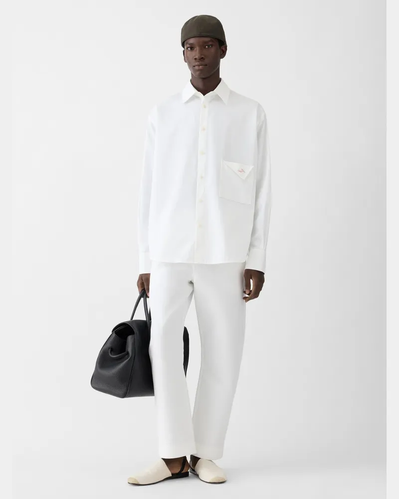 Jacquemus Das Nappe Hemd - Weiß Weiß