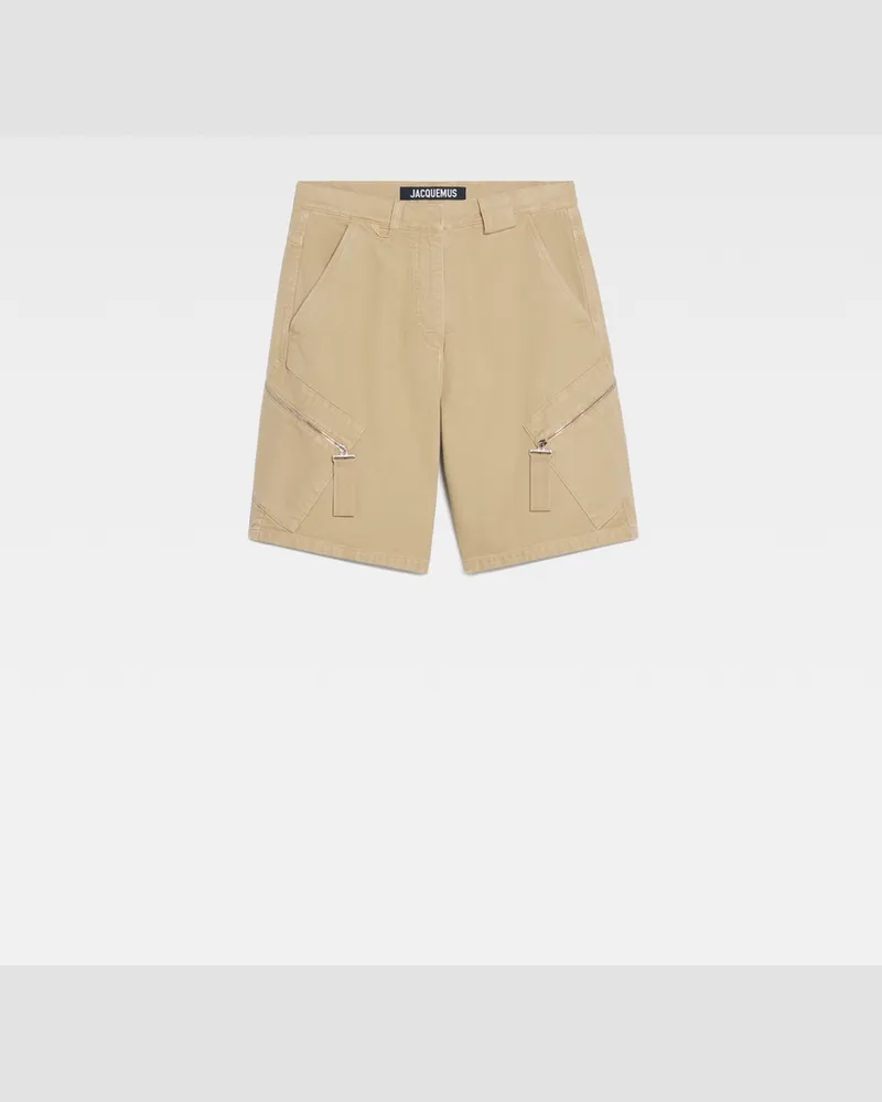 Jacquemus The Marrone Shorts - Beige Beige
