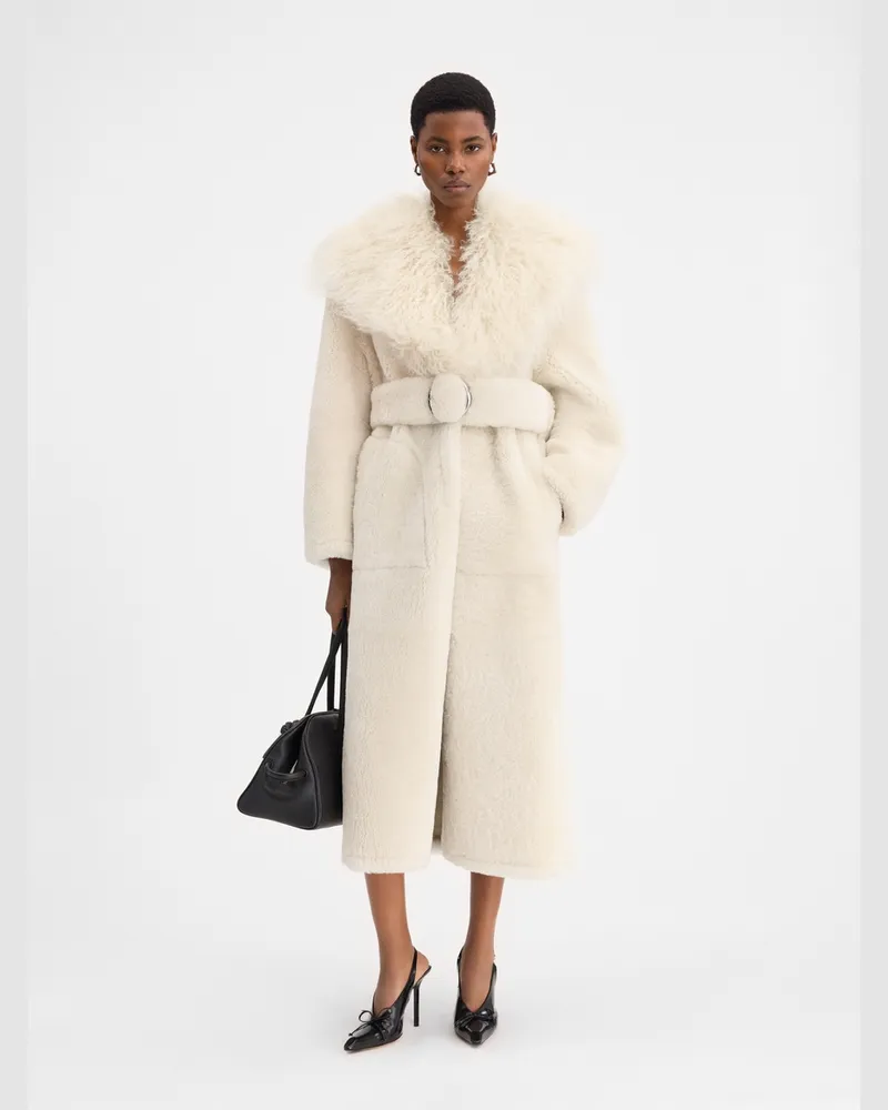 Jacquemus The Pilou Long Coat - Off-White Off-white