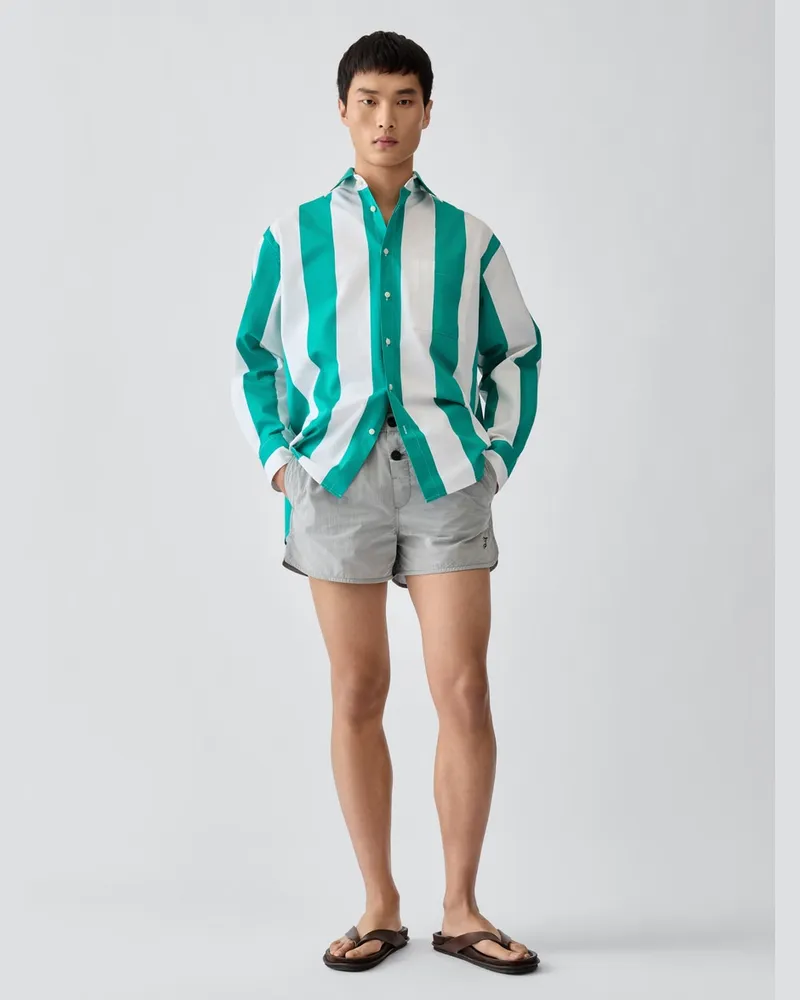 Jacquemus The Puntini Swim Shorts - Silver Silver