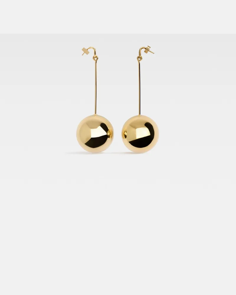 Jacquemus The Nodo Large Earrings - Gold Gold