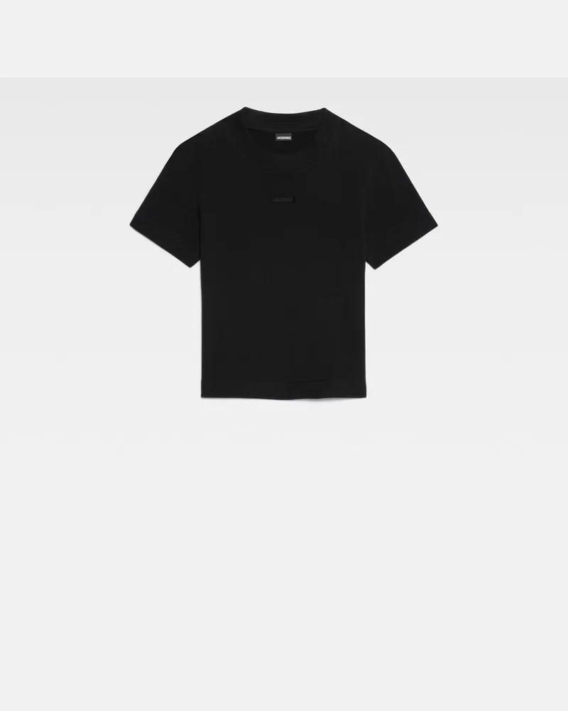 Jacquemus The Gros Grain T-shirt - Black Black