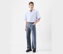 The Straight De-nîmes Denim Pants - Blue