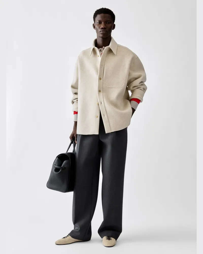 Jacquemus Die Boulanger Jacke - Weiß Cremeweiß