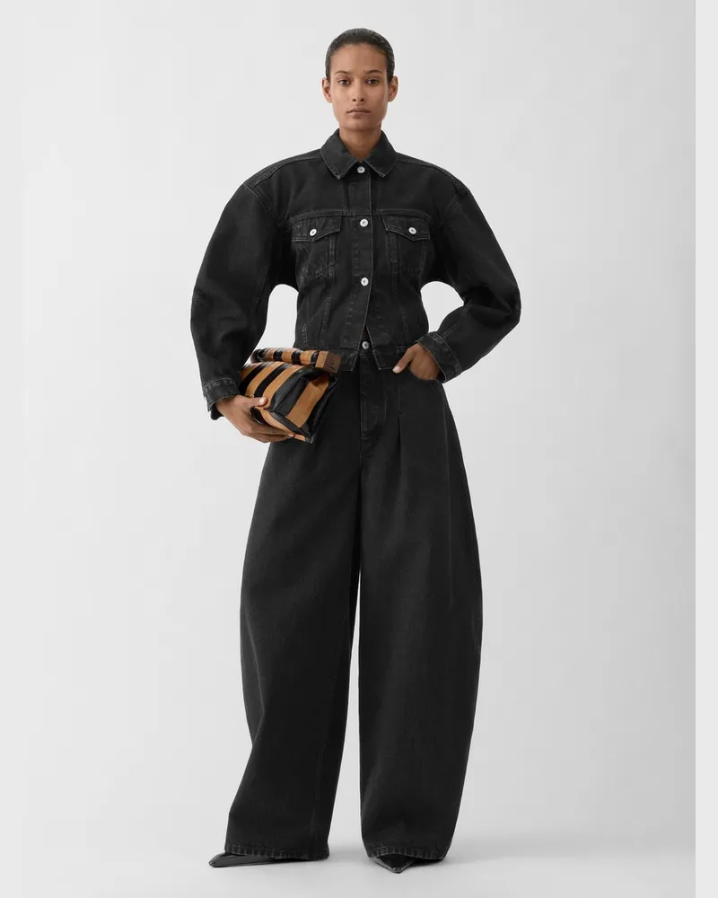 Jacquemus The Denim De-nîmes Jacket - Black Black