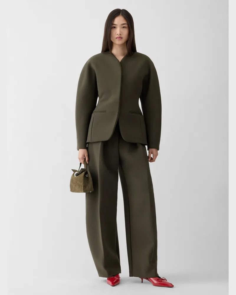 Jacquemus The Ovalo Jacket - Dark Khaki Dark