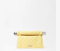 Die Rond Carré Clutch - Gelb