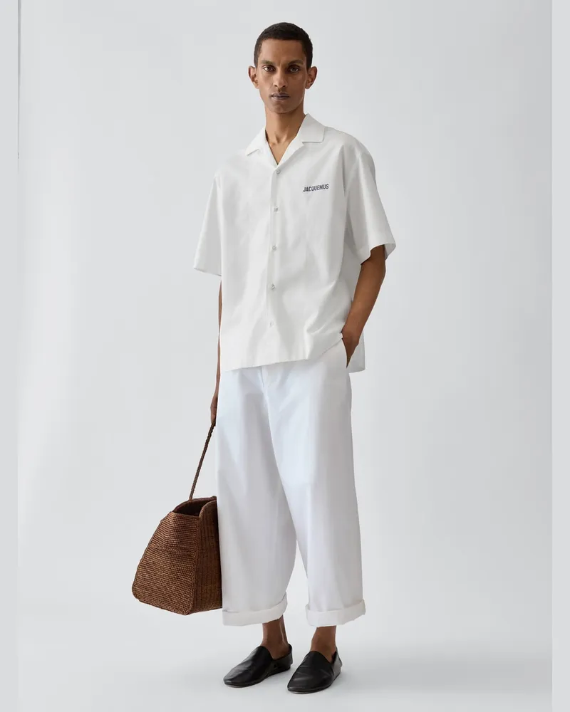 Jacquemus The Jean Shirt - Ibiza White Ibiza