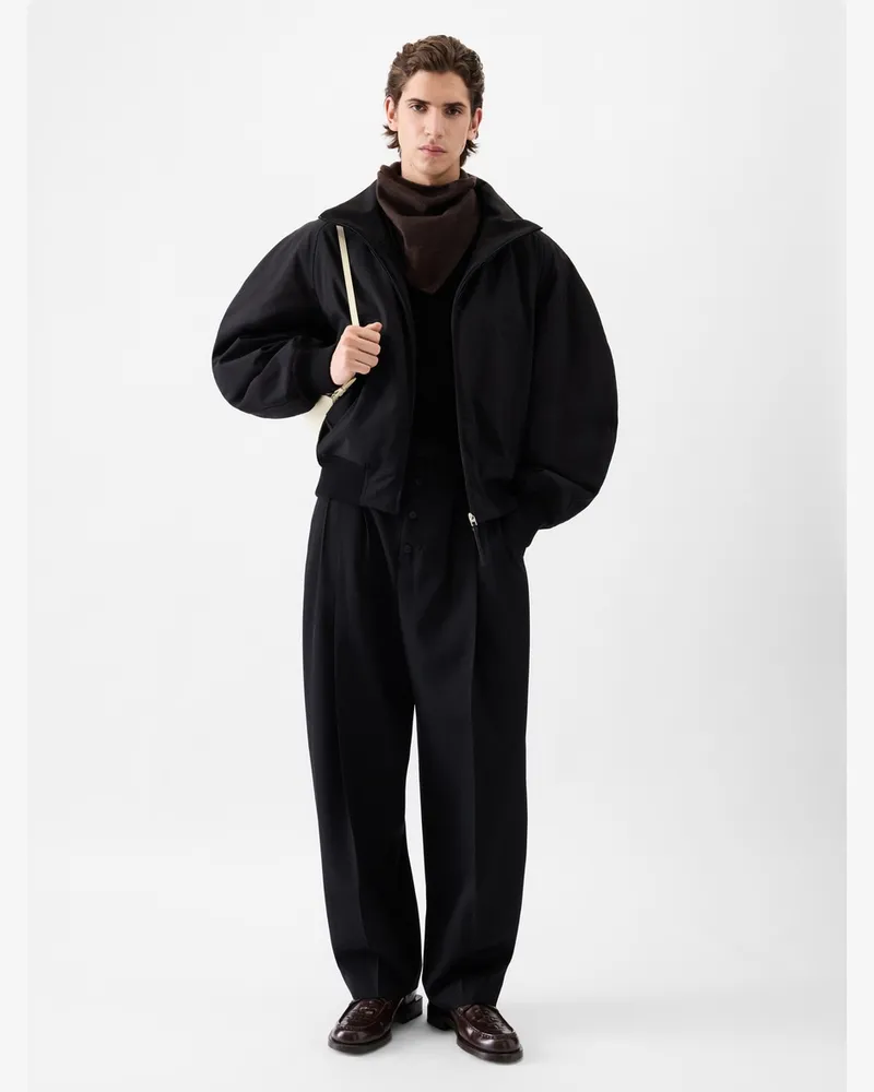 Jacquemus The Aero Bomber Jacket - Black Black
