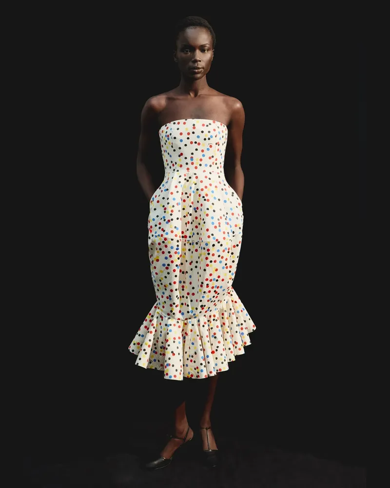 Jacquemus Das Confettis Kleid - Print Confettis Print