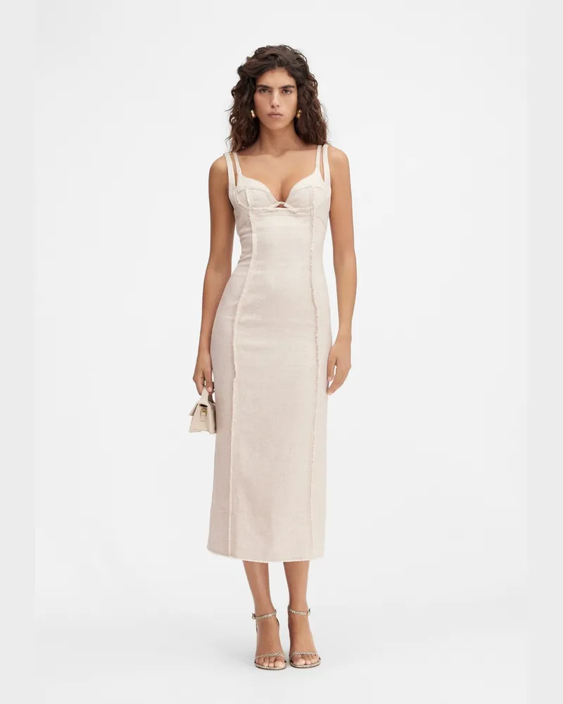 Jacquemus The Valérie Dress - Light Beige Light
