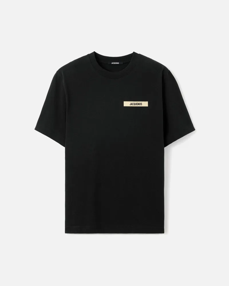 Jacquemus Le T-shirt Gros Grain - Schwarz Schwarz