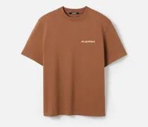 The Bonjour Korea T-shirt - Korea Persimmon Brown