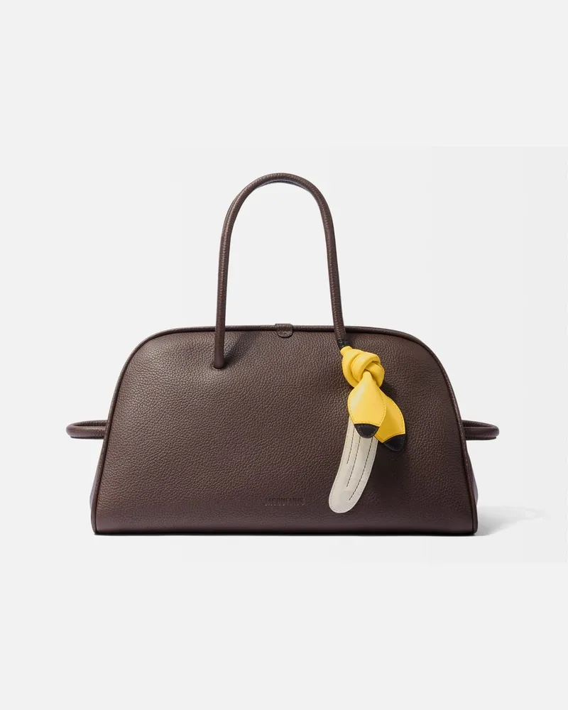 Jacquemus The Turismo - Dark Brown/Yellow Banana Dark