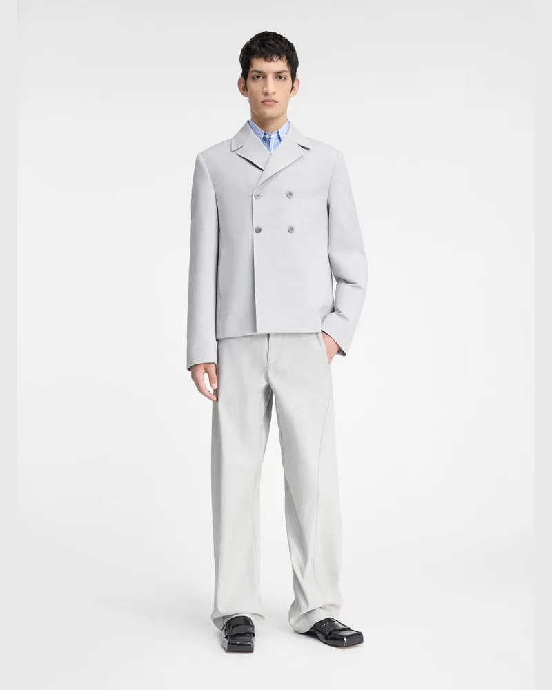 Jacquemus The Cuadrada Jacket - Light Grey Light