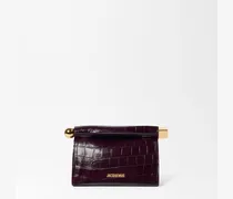 Die Rond Carré Tasche - Dark Burgunderrot