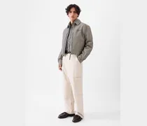 The Carré De-nîmes Denim Cargo Pants - Light Beige