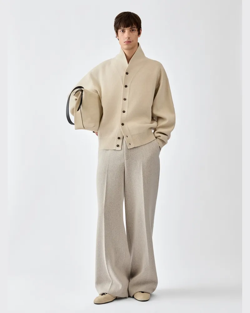 Jacquemus Die Tempo Hose - Weiß Cremeweiß