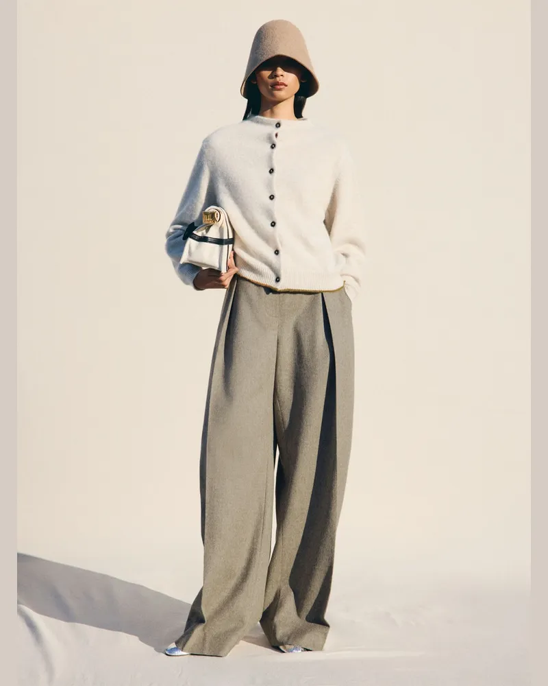 Jacquemus Die Flanelle Hose - Beige Beige