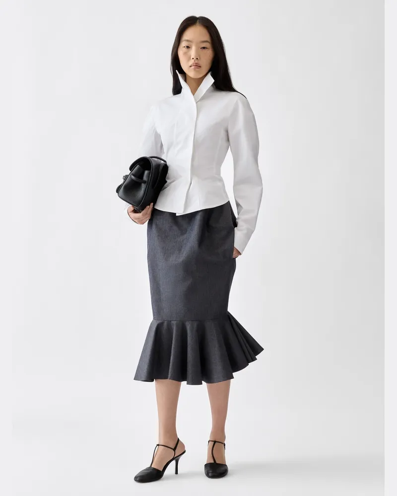 Jacquemus Das Tulipe Hemd - Weiß Weiß