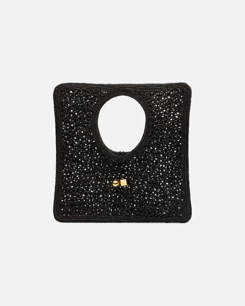 Jacquemus The Spiaggia Square Bag - Black Black
