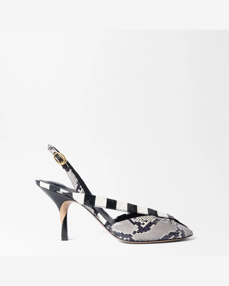 Jacquemus Les Slingbacks Poisson - Schwarz & Weiß Schwarz
