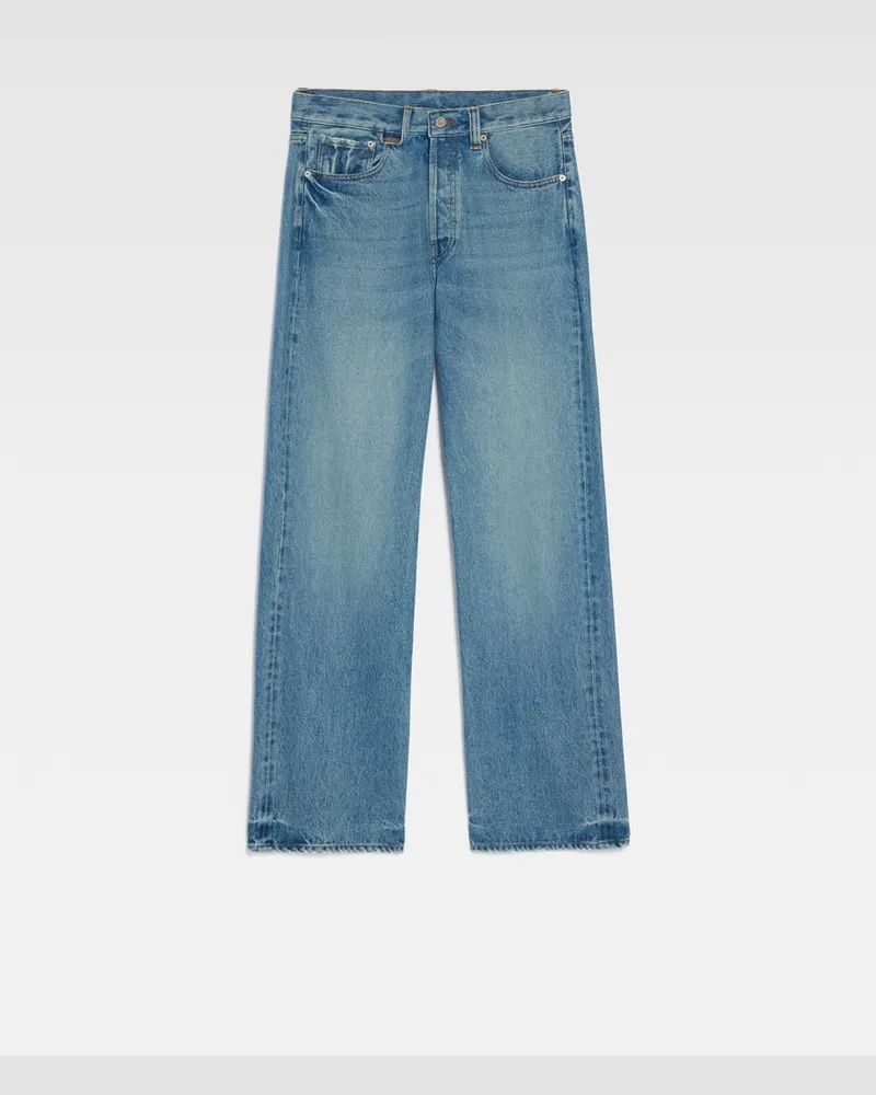 Jacquemus The Straight De-nîmes Denim Pants - Blue/Tabac Blue