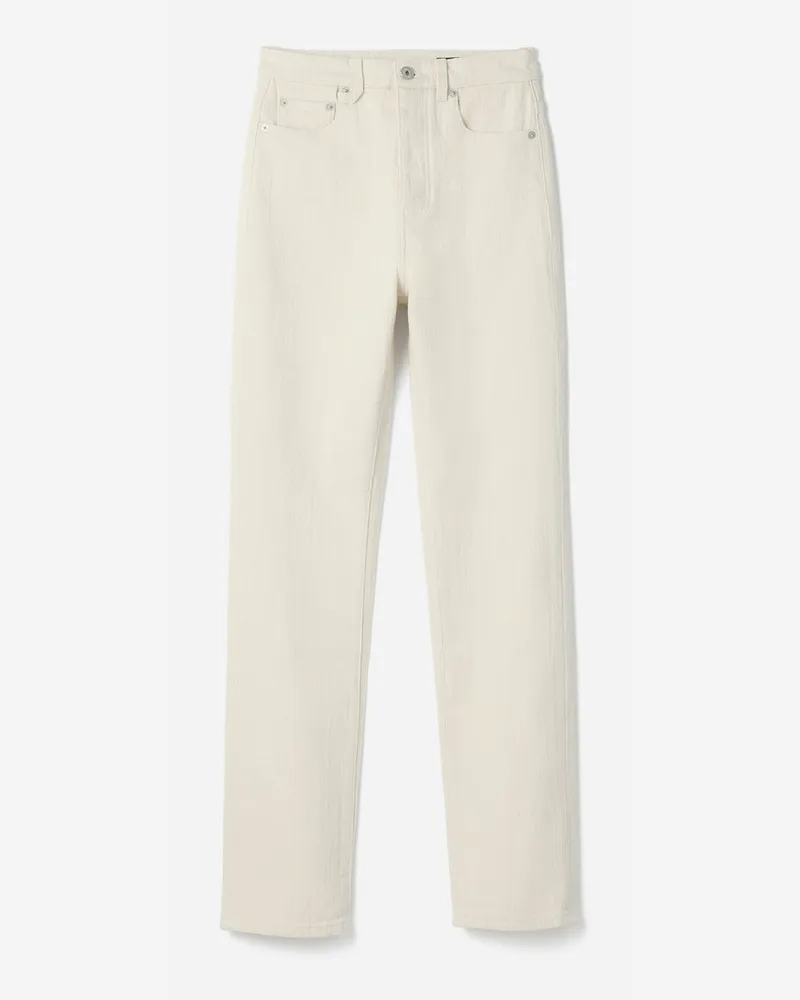 Jacquemus Die De-Nîmes Palma Jeans - Weiß Cremeweiß