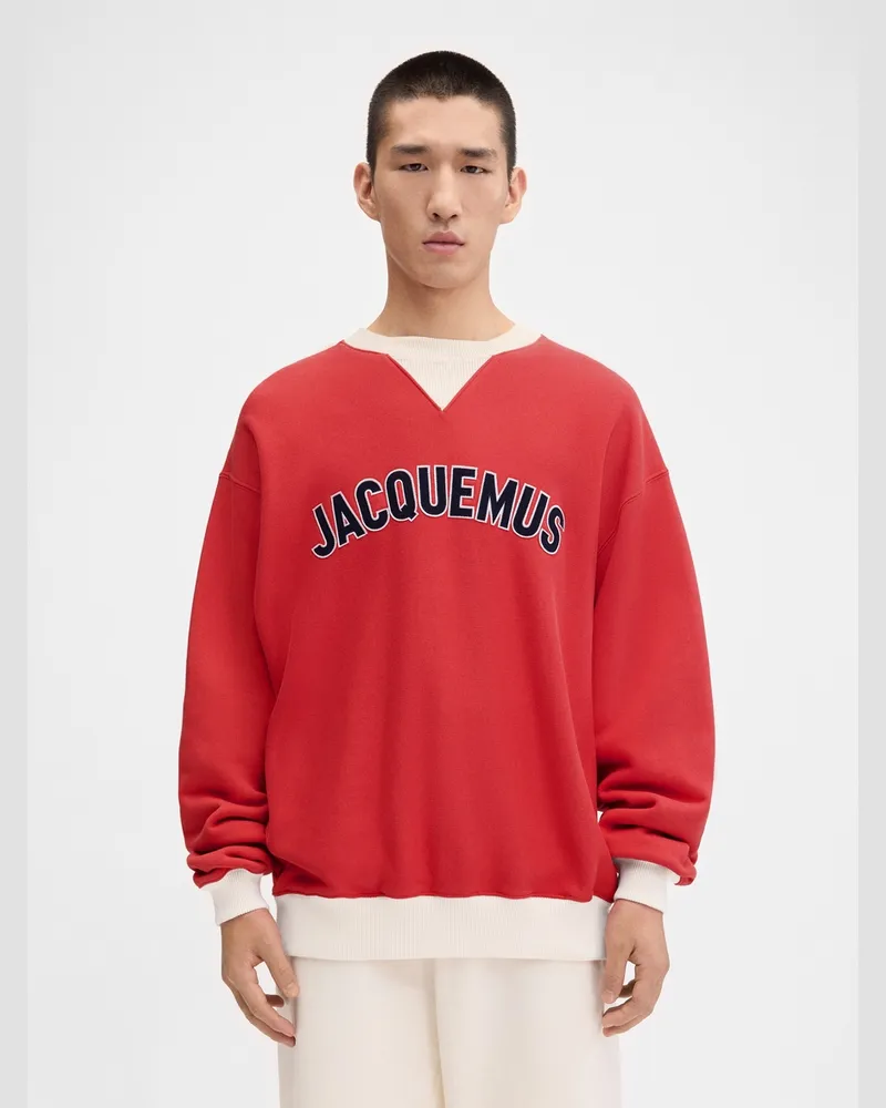 Jacquemus The Baseball Sweatshirt - Multi-Red Multi-red