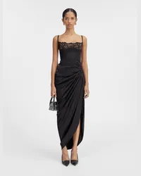 Jacquemus The Saudade Embroidered Long Dress - Black Black