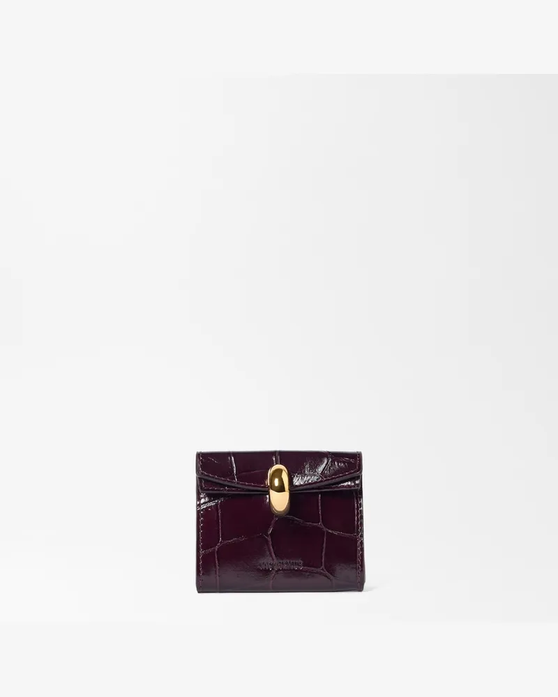 Jacquemus Das Valérie Kartenetui - Dark Burgunderrot Dark