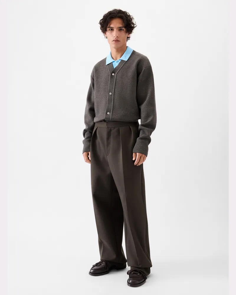 Jacquemus The Citta Pants - Dark Khaki Dark