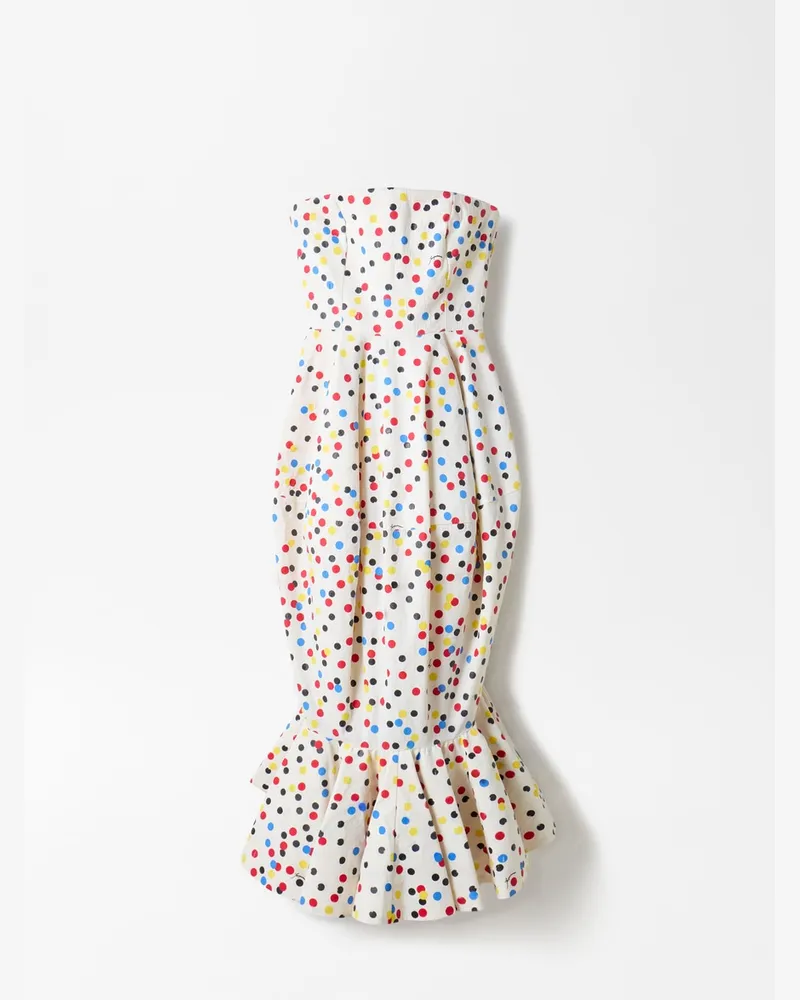Jacquemus Das Confettis Kleid - Print Confettis Print