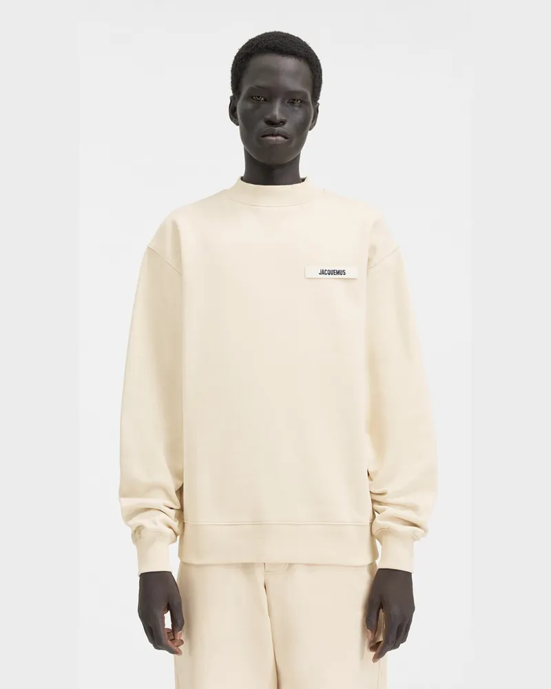 Jacquemus Le Sweatshirt Gros Grain - Beige Beige