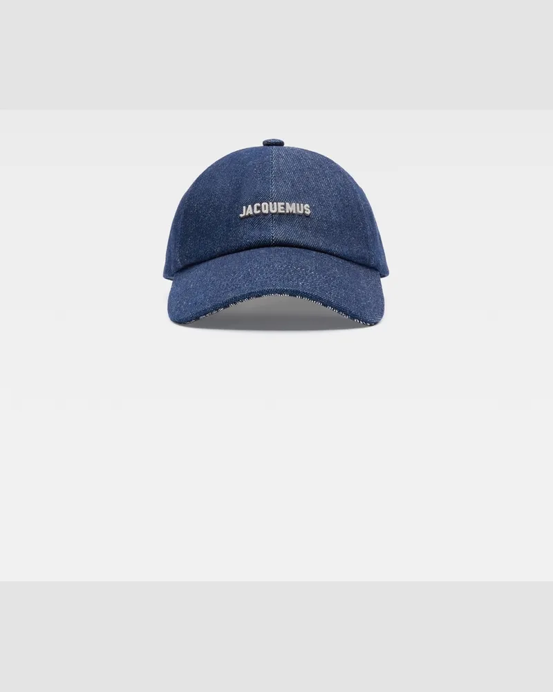Jacquemus The Gadjo Cap - Navy / Navy Stripes Navy